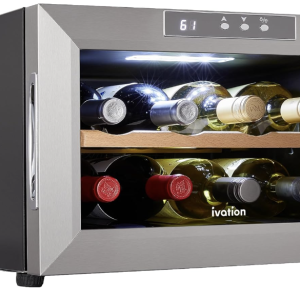 Ivation 8 Bottle Horizontal Thermoelectric Wine Cooler