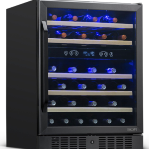 New EdgeStar 46 Bottle Built-In Dual Zone Wine Cooler