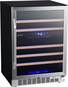 EdgeStar 46 Bottle Built-In Dual Zone Wine Cooler